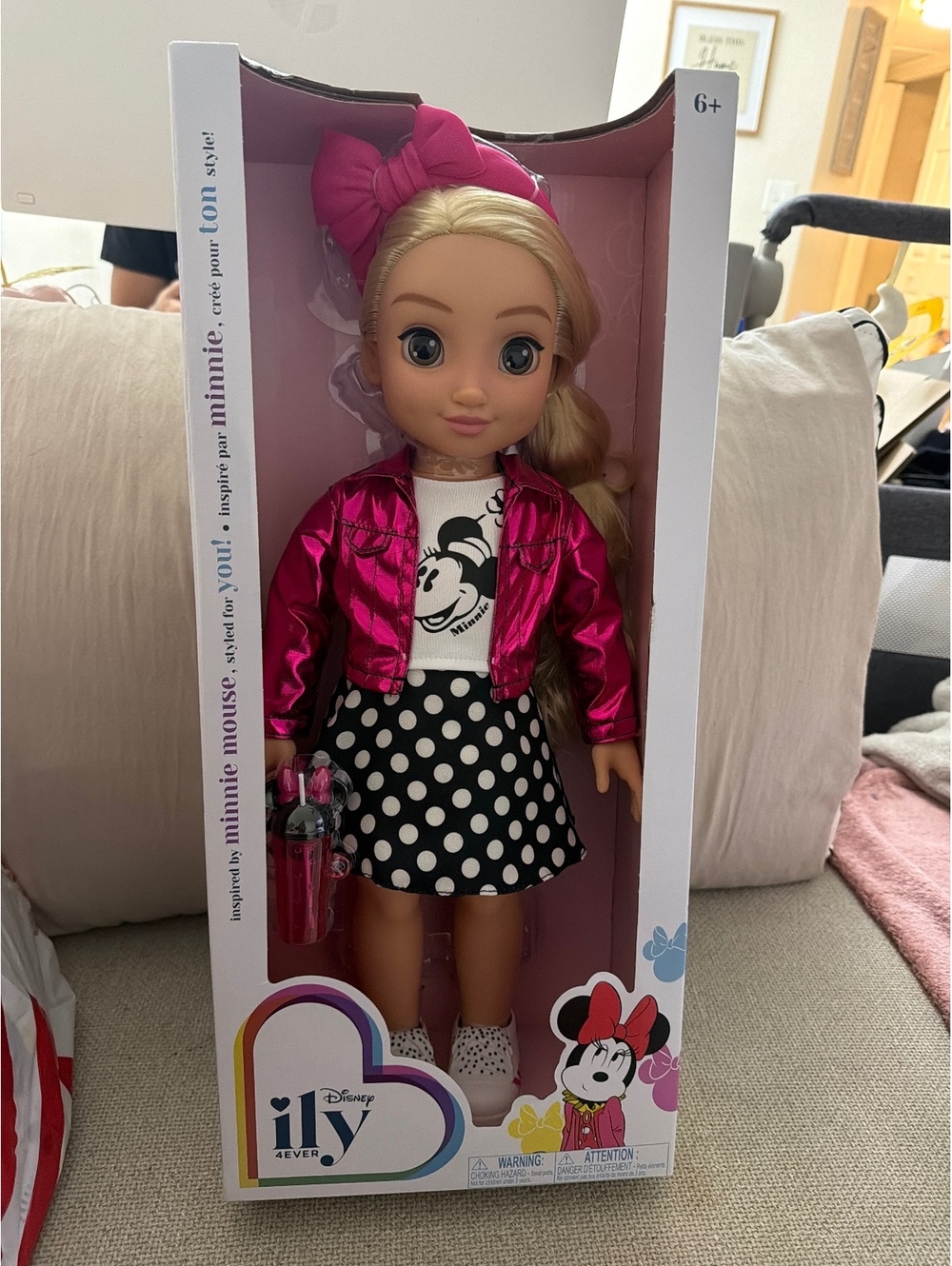 Disney ily 4ever Minnie Mouse Inspired Doll with Pink Jacket